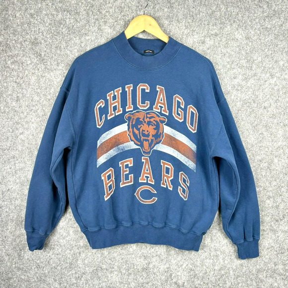 Abercrombie & Fitch Other - Abercrombie Fitch x NFL Chicago Bears Sweatshirt Mens XS Blue Football Oversized